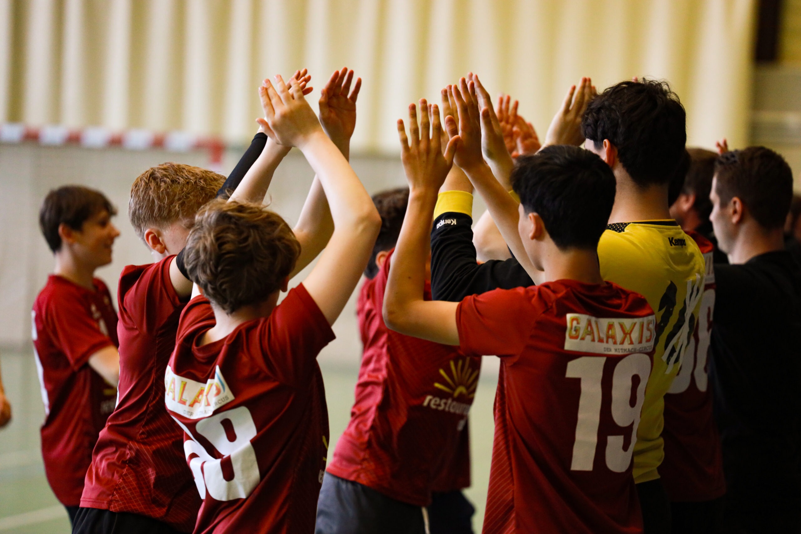 Handballspiel der Albis Foxes in Zürich Süd